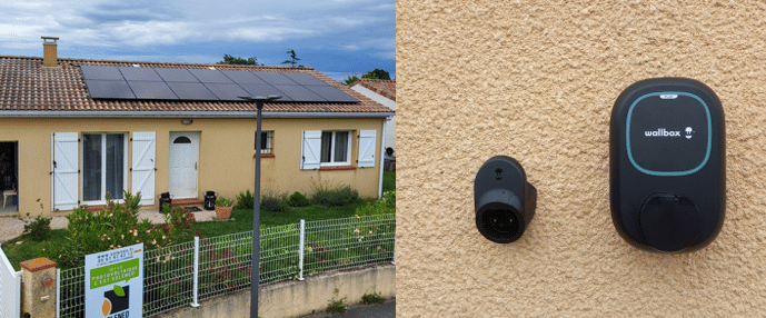 Installation photovoltaïque et Wallbox à Bérat (31)